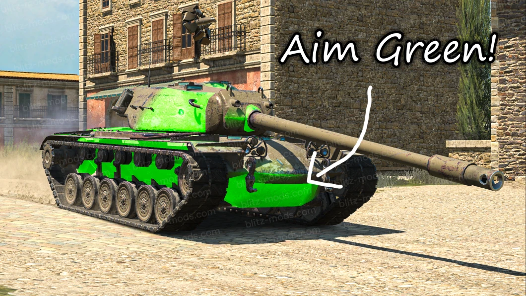 Проницаемая подсветка зеленой брони