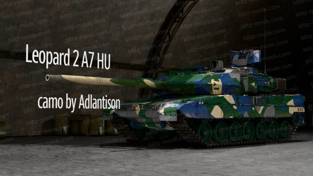 Ремоделирование Leopard 2A7HU (Леопард 1)